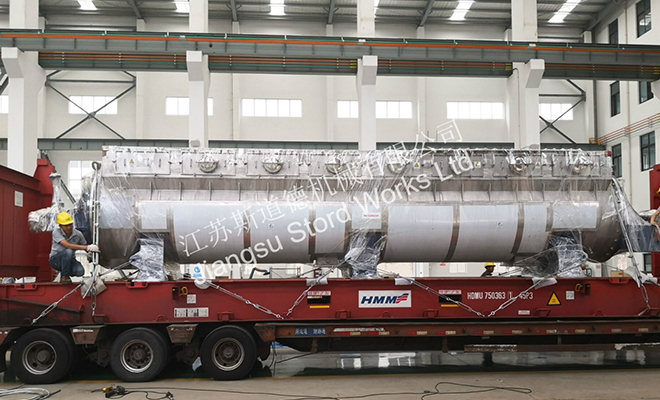 斯道德定制款圆盘式干燥机装箱发往法国