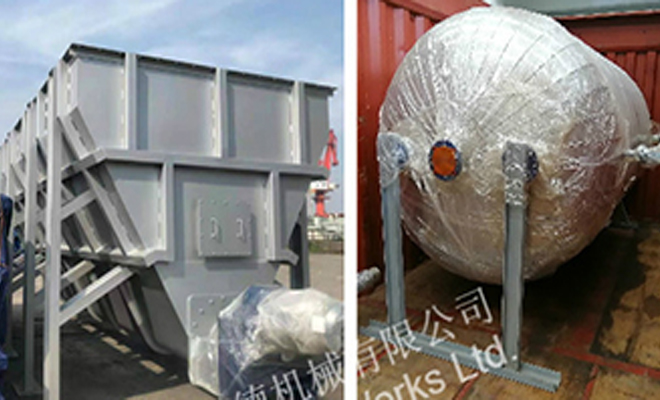 新加坡麦芽烘干项目设备首批装箱发运