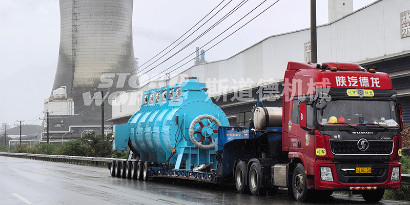 向绿而行！斯道德三套100TD污泥干化机启程赴川，赋能德阳环保新征程